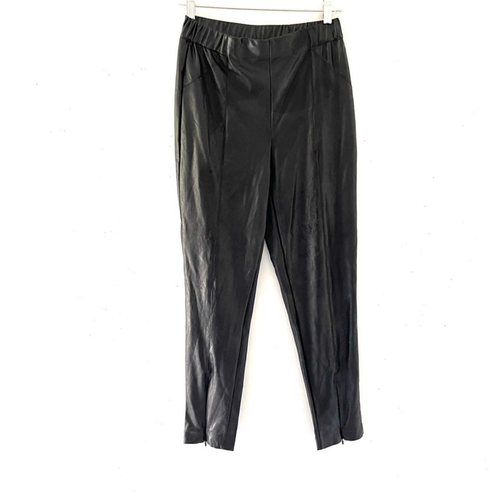 Lulu’s Black Faux Leather Pant Size Medium M - Picture 4 of 8